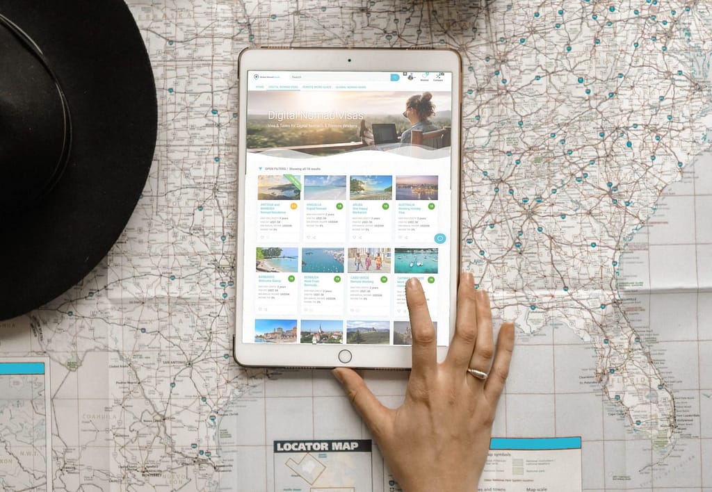 About Global Nomad Guide 2 map compas travel visa 1 scaled e1639960812954