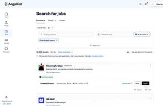 ANGEL LIST  Start-up Jobs