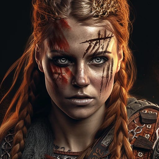 Harnessing the Power of AI-Generated Images for Remote Work 4 Create a photo realistic portrait of a fierce female V 8f63269d 29af 47b2 b0eb 06f83211862a